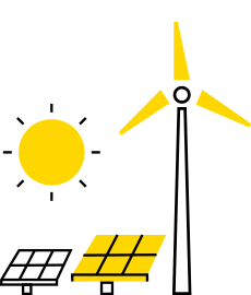 Alternative energies icon